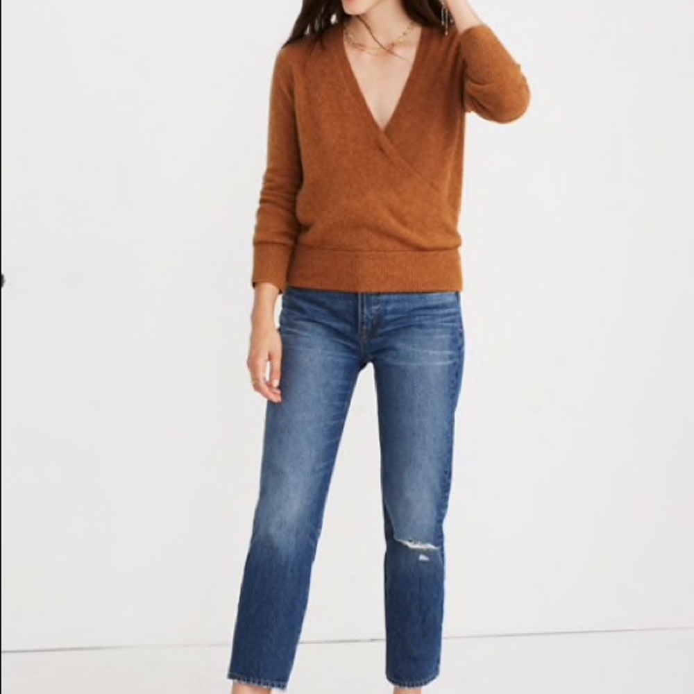 Madewell crossover sweater